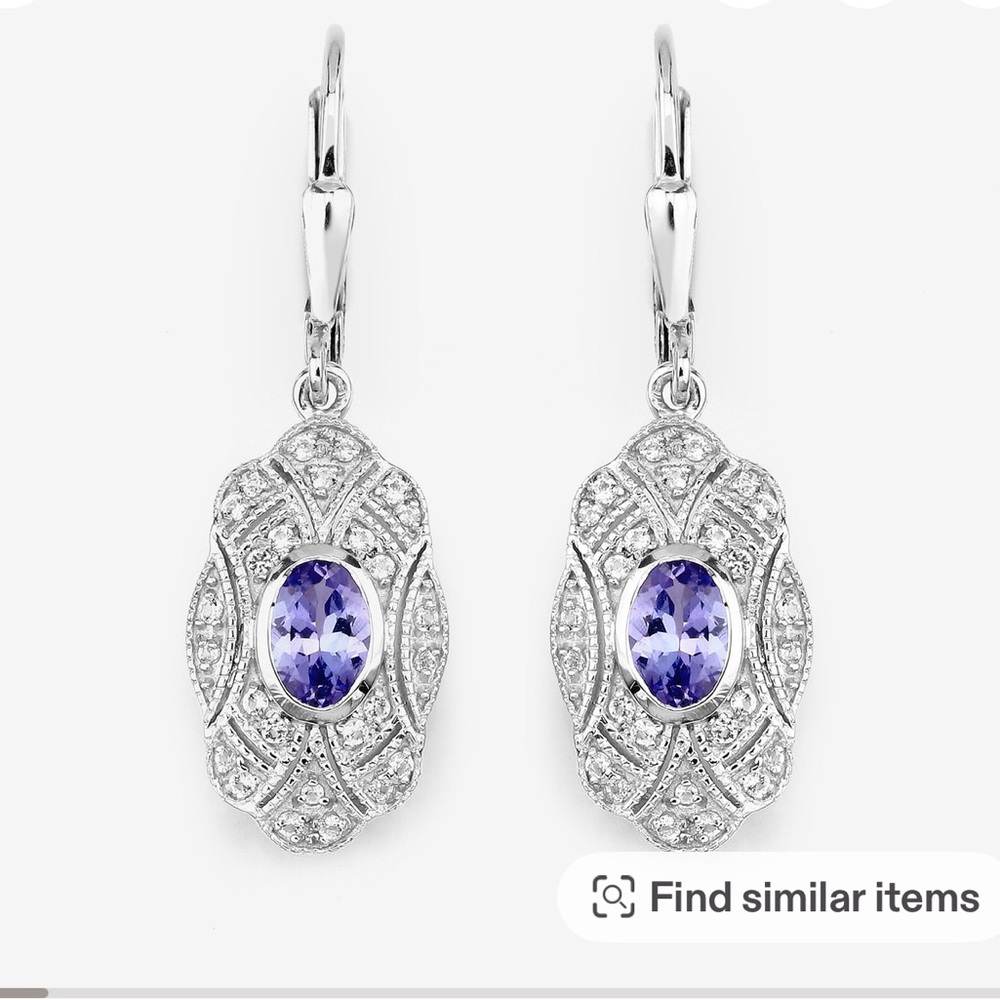 Genuine Tanzanite Earrings